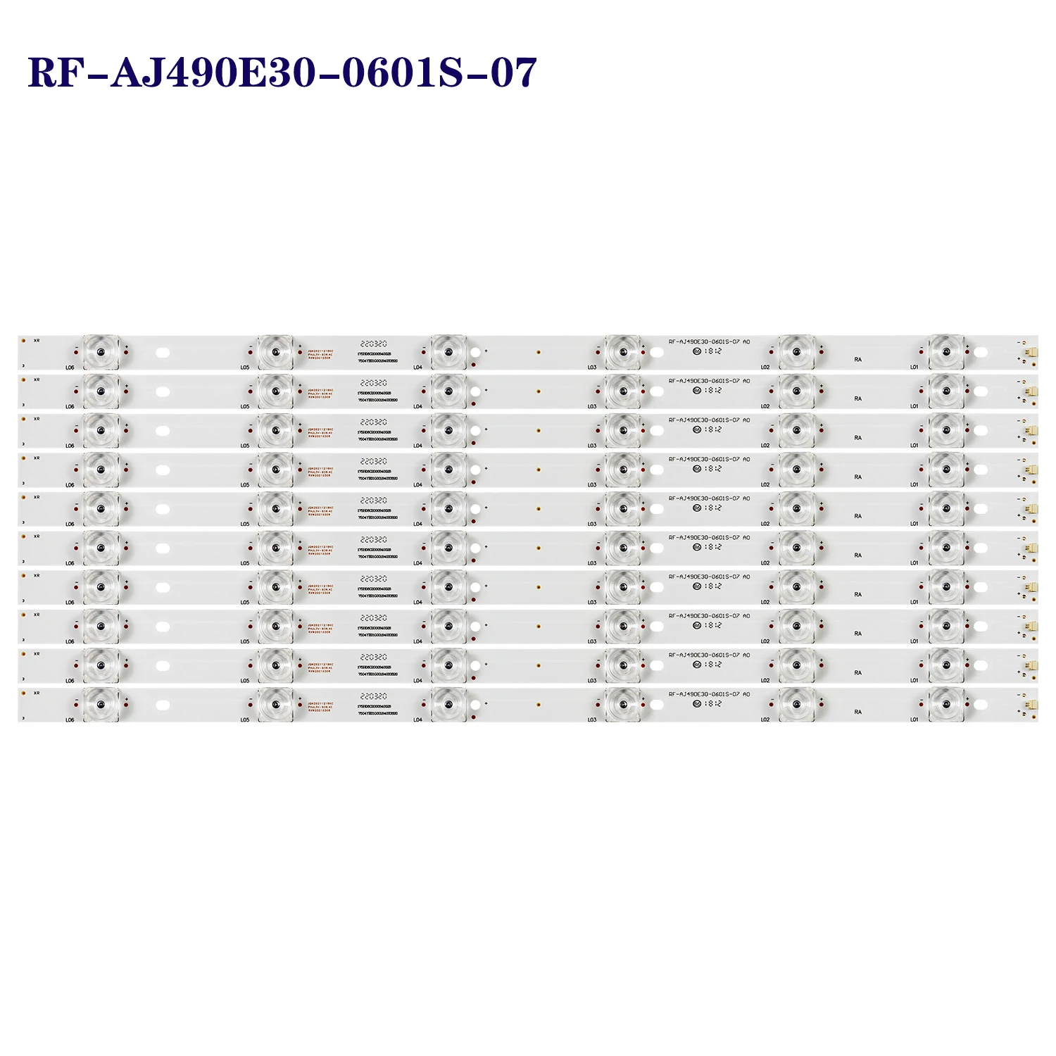 Retroiluminação Led para Sharp Lc49cuf8462es Lc-49cug8362ks Lc-49cuf8372es Lc-49cuf8472es Rf-aj490e300601s-07 a0 Aj490e32 02 a2