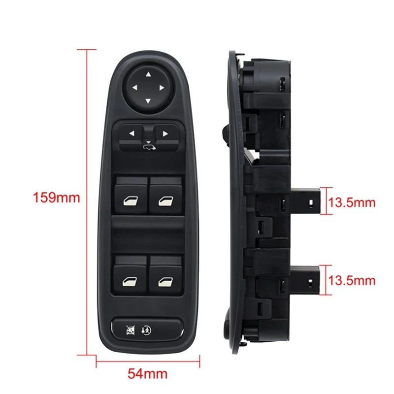 전기 창문 리프트 스위치, 시트로엥 C4 피카소 MPV 2006-2013 96639382ZD 마스터 창문 제어 단추 부품, 6554YC 6554.Yh