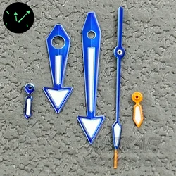 Green Luminous 5PCS Chronograph Watch Hands in Silver, Blue, Rose Gold, Orange Arrow Style (9)