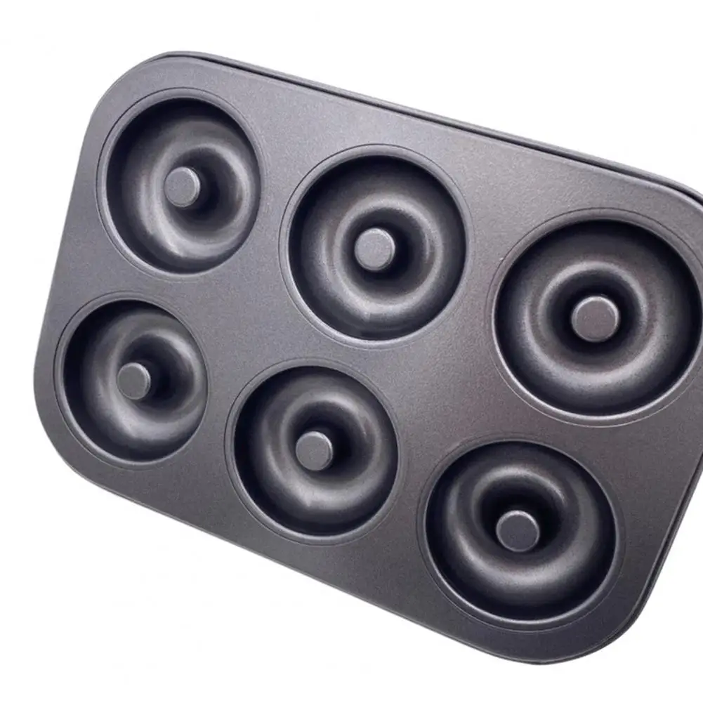 

Intricate Details Baking Mold Nonstick Carbon Steel Donut Pan Set for Home Baking 6/12 Grids Doughnut Mold Tray for Homemade