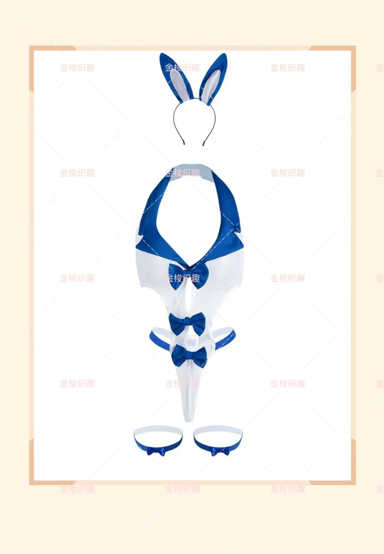 Sexy Bunny Girl Uniform Temptation Sweet Butterfly Knot Set Nightclub Party Sexy Onesie Costume Roleplay Cute Girl Party Quee...