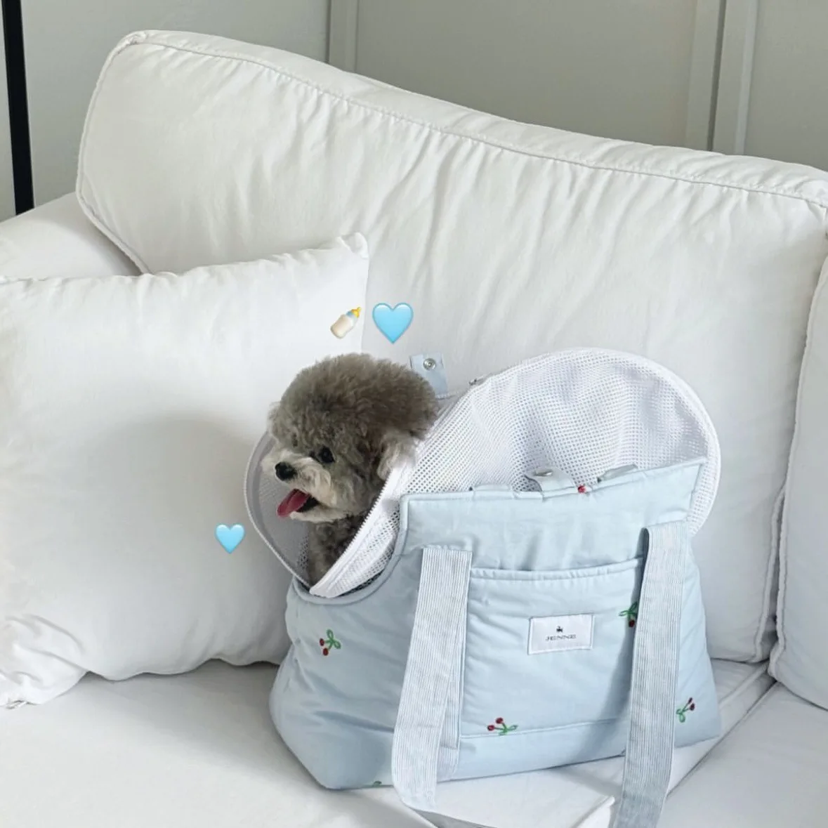 1pc 29*38*14cm Ins Pet Outing Cross-Body Shoulder Bag, Large Capacity Breathable Dog and Cat Portable Bag Backpack Cat Bag