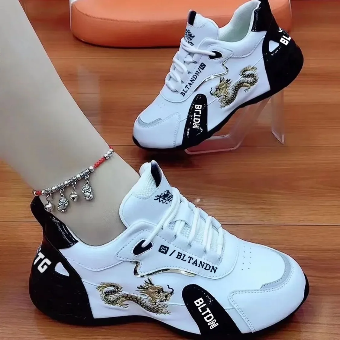 Leichte Leder Dad Sneakers Für Damen Und Herren Modisch_voghion.com