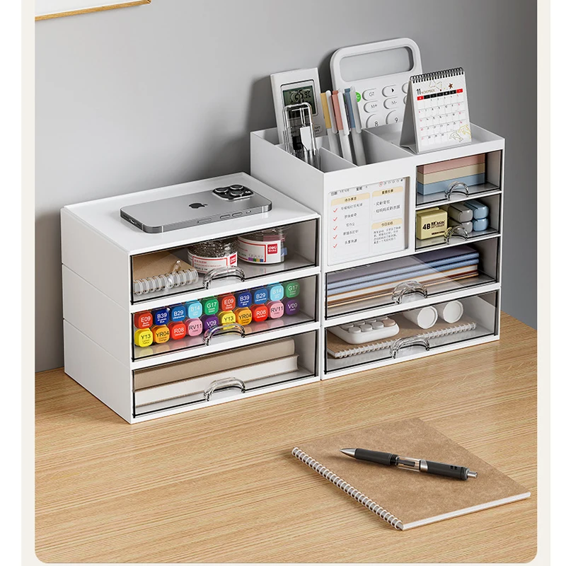 Desktop Combination Drawer Storage Box Desk Organizer Reasonable Partition Office Accessories Pen Holder Organizers Stationery stationery organizer stationery storage box