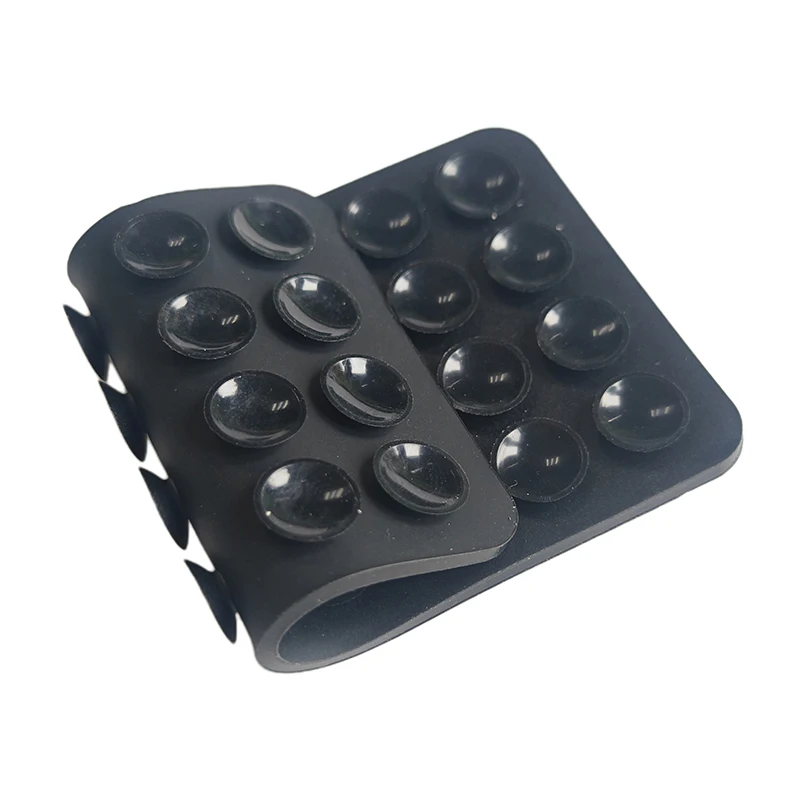Silicone Suction Pad 1Pc Silicone Suction Pad Double Sided for Mobile DYM Fixture Suction Cup Backed Adhesive Silicone Rubber Sucker Pad for Fixing