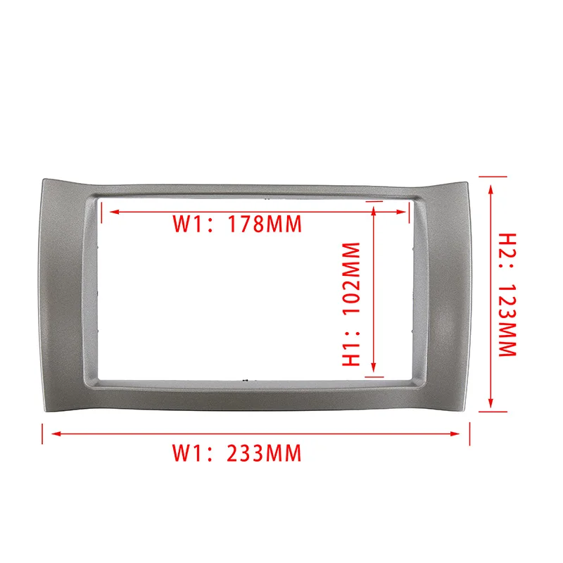 CHERY Kimo (A1) 2007 + J1 (A1) 2009 + Double Din Fascia ڵ  ġ Ʈ Facia ̽ ÷Ʈ г CD DVD  