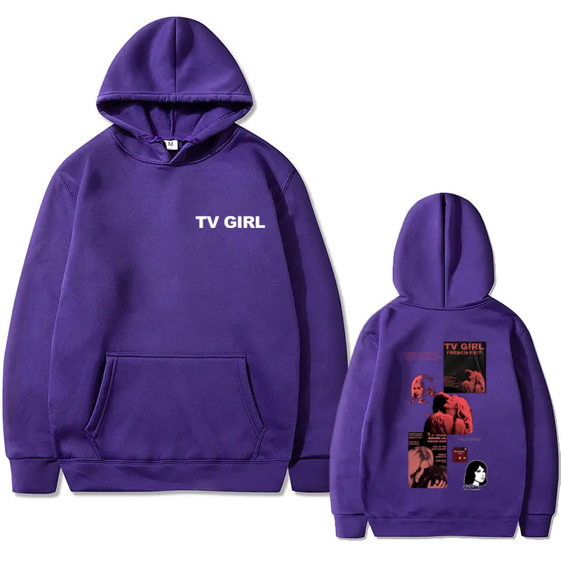 TV Girl Print Hoodie French Exit Sweatshirt Lovers Rock Music Album Cover Print Hoody Men Women's Fashion Oversized Streetwear