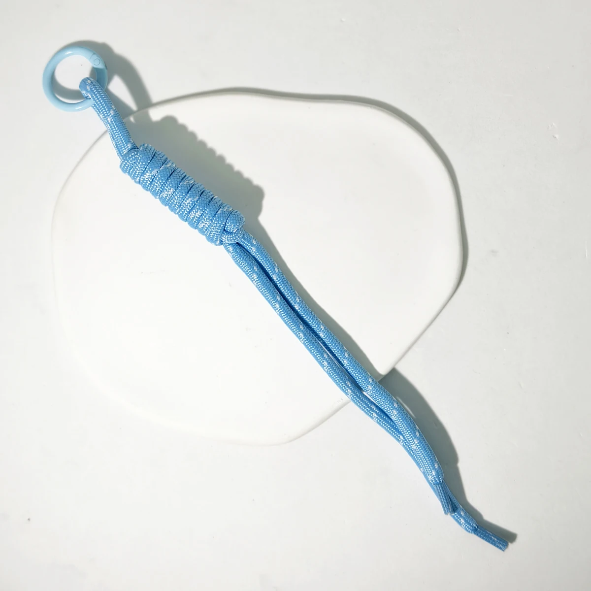 Vibrant Nylon Woven Rope Charms for Keychain and Bag Pendant Accessories