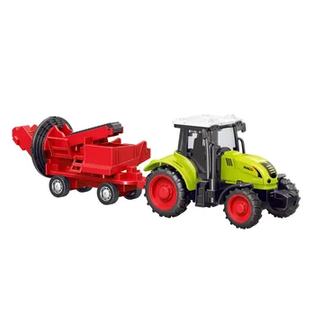 Mini Inertial Tractor Model Harvester Transporter Boy Toy Set Kids Toy Simulation Farmer Car Model Gift for Children - Mini Inertial Tractor Model Harvester Transporter Boy Toy Set Kids Toy Simulation Farmer Car Model