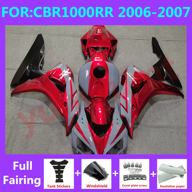NEW Abs Motorcycle Whole Fairings kit fit for CBR1000RR CBR1000 06 07