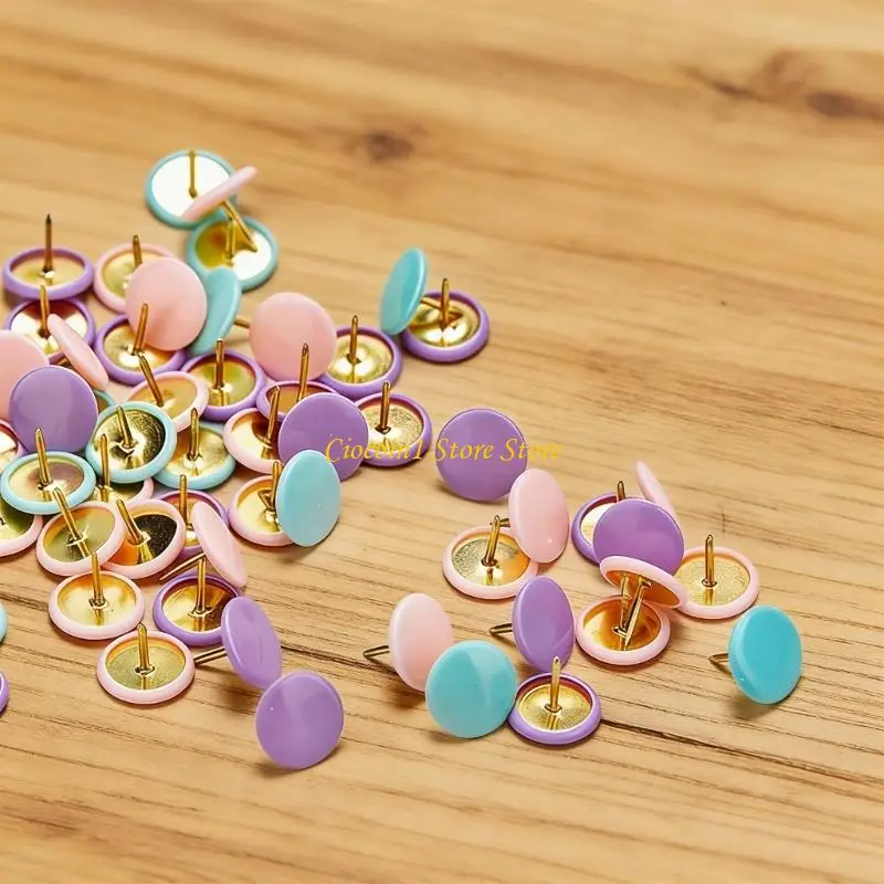 A3PC 지도 푸시 핀 팩 핀 보드 압정용 둥근 모양 그리기 지도 핀