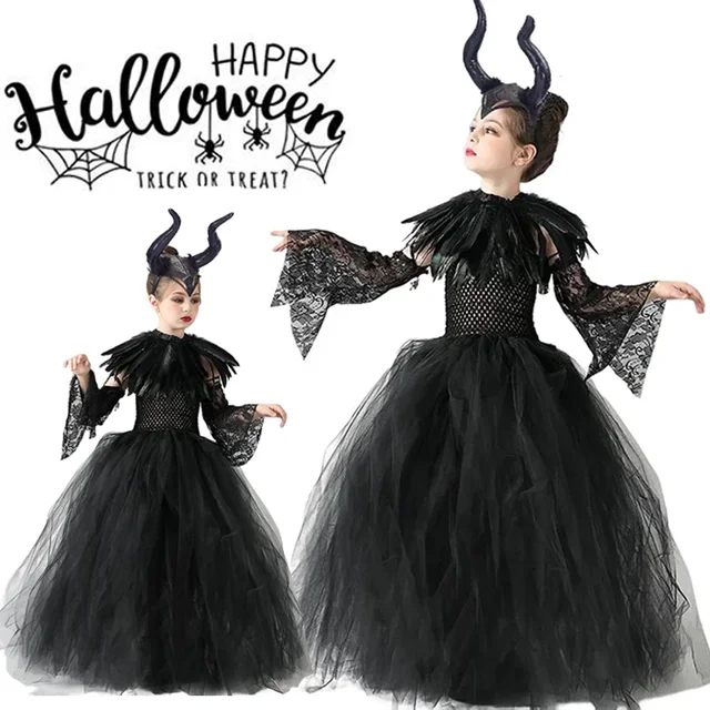 Halloween Maleficent Costume for Girls Halloween Maleficent Costume for Girls