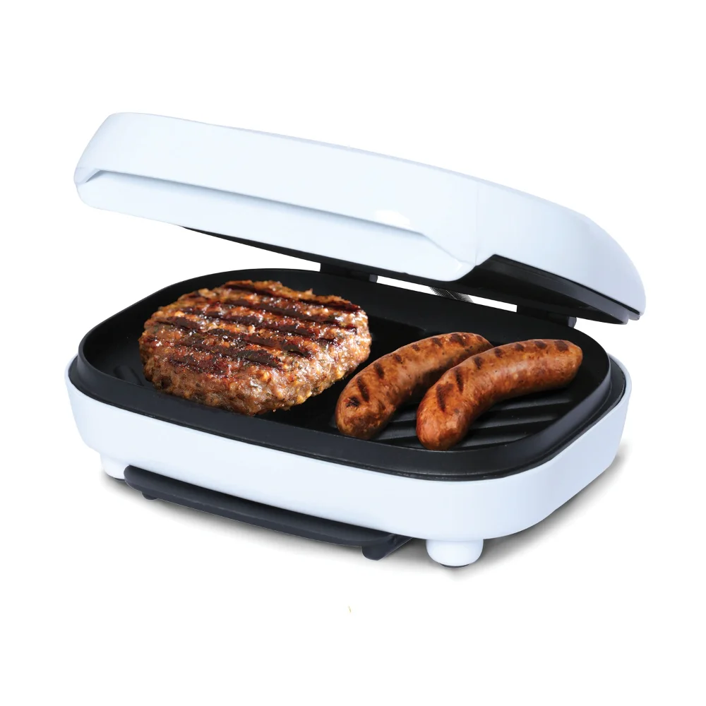 

2023 New Brentwood TS-605 Non-Stick 750w Indoor Electric Contact Grill, White