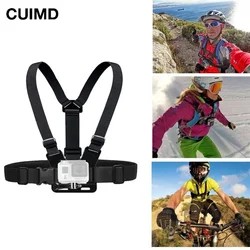 Chest Strap Mount Belt for Gopro Hero 10 9 8 5 4 Insta360 R X2 DJI OSMO Action Camera Harness for Go Pro SJCAM EKEN Accessories