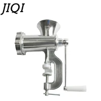 Household Enema Machine Manual Meat Grinder Hand crank Desktop Sausage machine Stainless steel knife minced meat filling machine 2