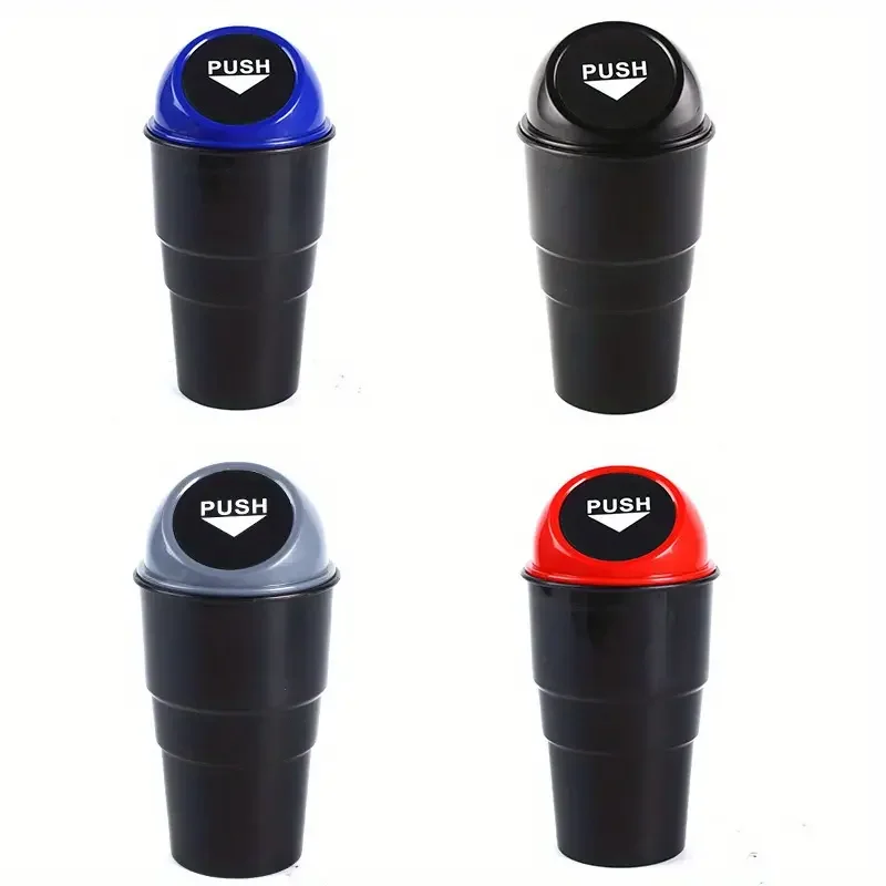Car Trash Can Organizer Garbage Holder Automobiles Storage Bag Accessories Auto Door Seat Back Visor Trash Bin Paper Dustbin