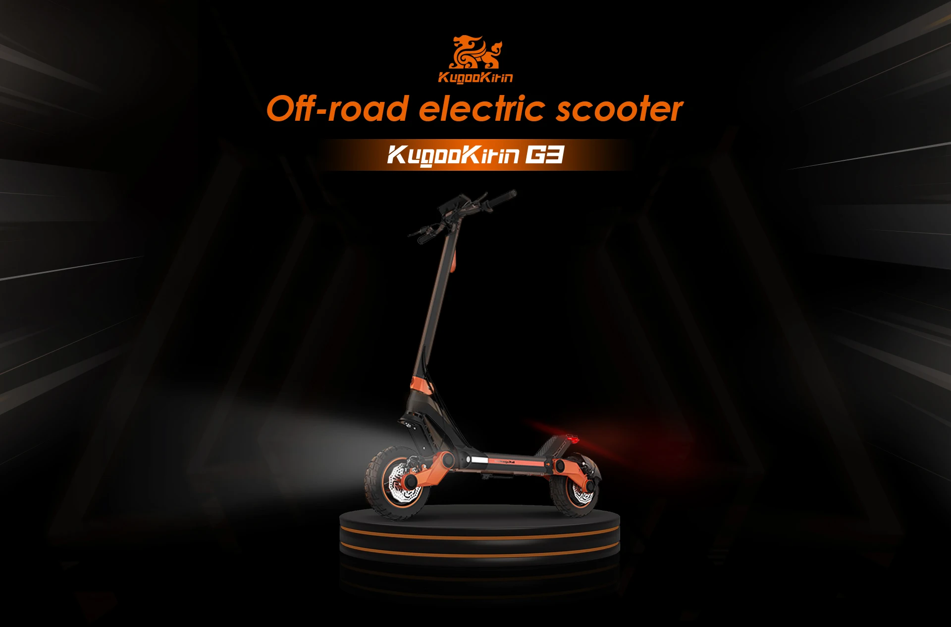 Kukirin G3 electric scooter side view showing frame and wheels
