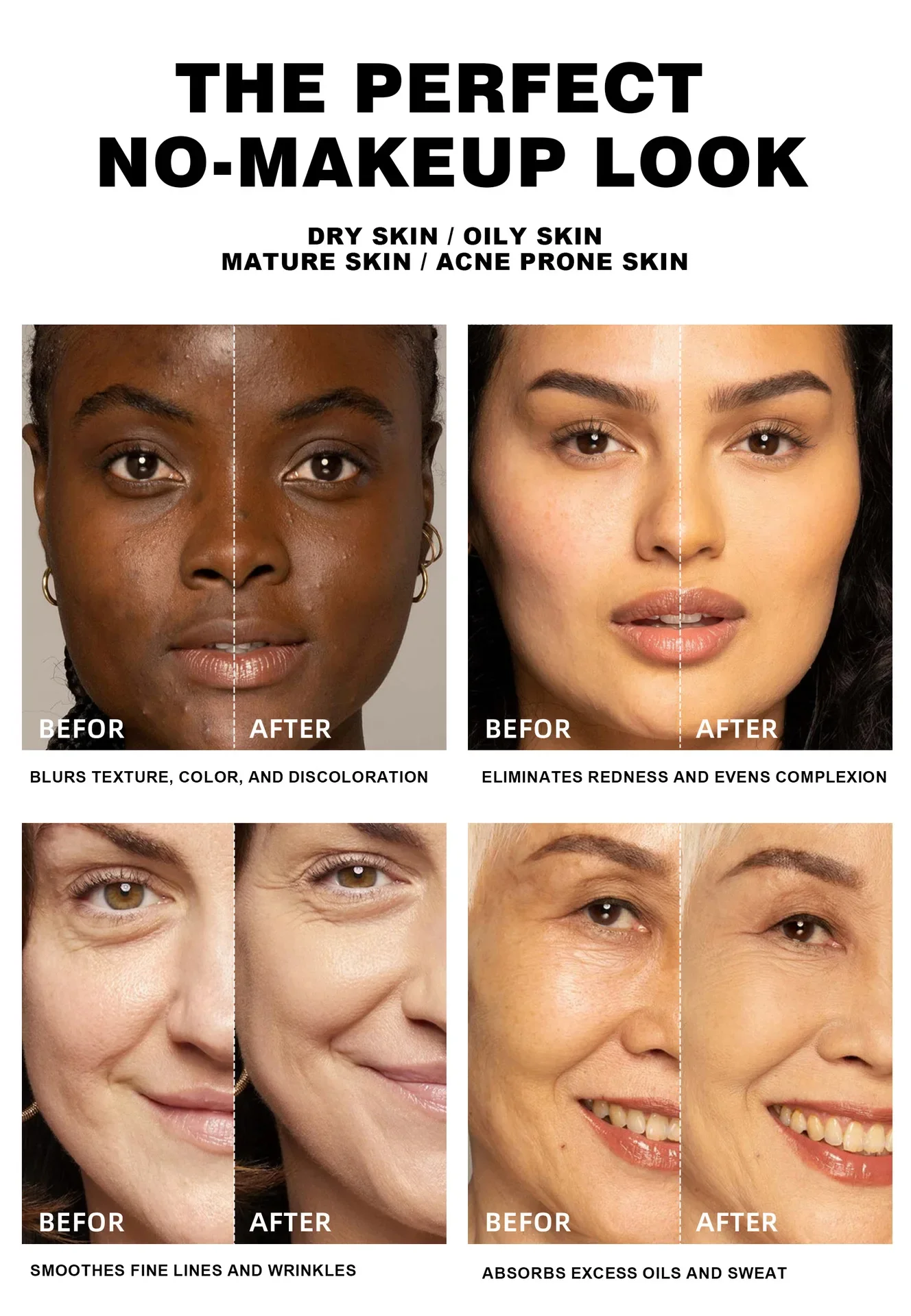Description Picture 5 of itemPowder With Puff Natural Oil Control Face Loose Powder Matte Waterproof Lasting Brighten Facial Modification Cosmetics Makeup