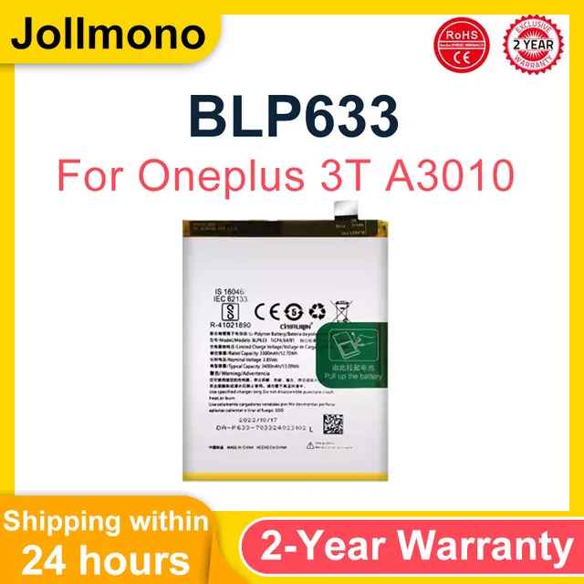 Oneplus A3010 Oneplus A3003 Battery Original Replacement Battery