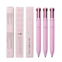 Multi-effect 4 In 1 Eyeliner Eyebrow Pencil Contour Pen Long Lasting Waterproof Cosmetics Eyeliner Makeup Pencil Lip Liner Pen 1