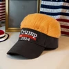 Trump 2024 Wig Hat Baseball Cap Make America Great Again Slogan Embroidered Hat Support Donald Trump President Hat with Hair 4