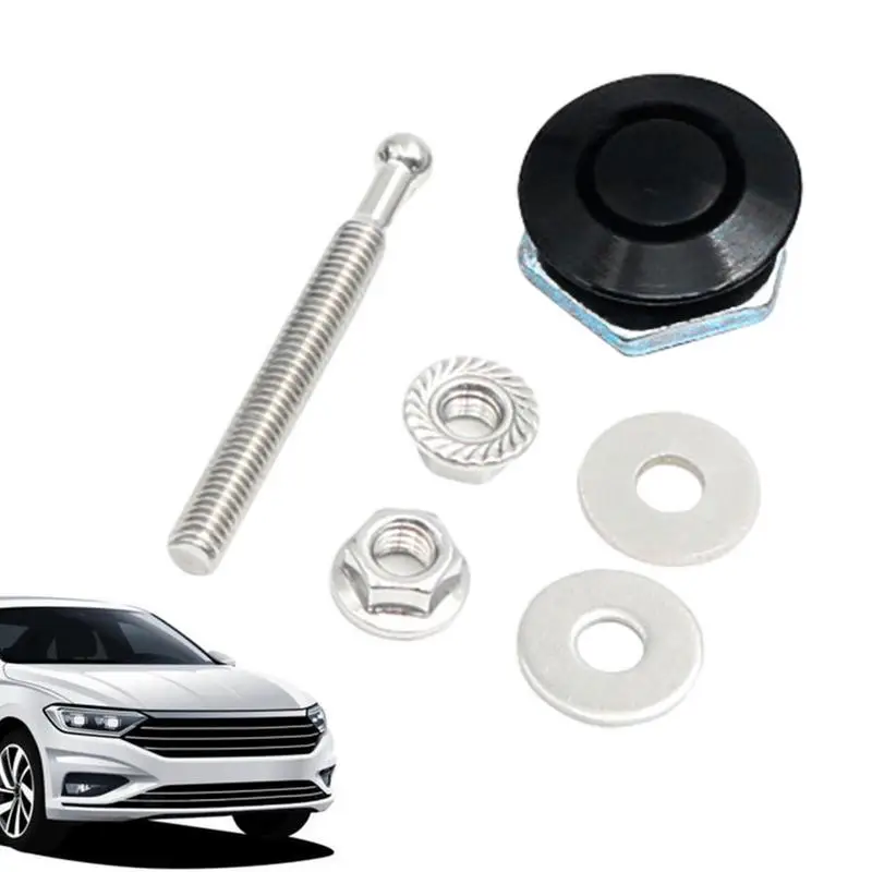 

Hood Pins Kit For Car Quick Release Hood Pins Car-modified Hood Lock Metal Hood Pin Plate Lock Kit Hood Bonnet Pins Universal