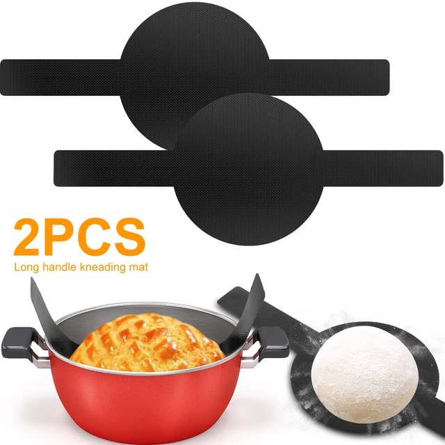 2Pcs Baking Mat for Dutch Oven Reusable Dutch Oven Liner with 6.3In Long  Handle Non-stick Bread Baking Mat Heat Resistant Bread - AliExpress