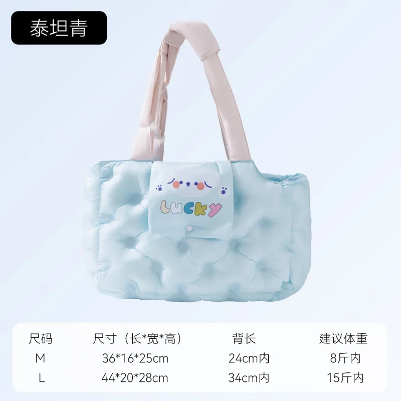 가을, 겨울 고양이 캐리어 가방, 대용량 강아지 토트백, 사계절용 우주캡슐 애완동물 가방, 숄더백