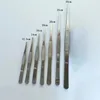 1Pcs 12.5/16/20/25/30CM Toothed Tweezer Straight Tweezer Long Barbecue Food Tong Stainless Steel Home Garden Kitchen BBQ Tool 4