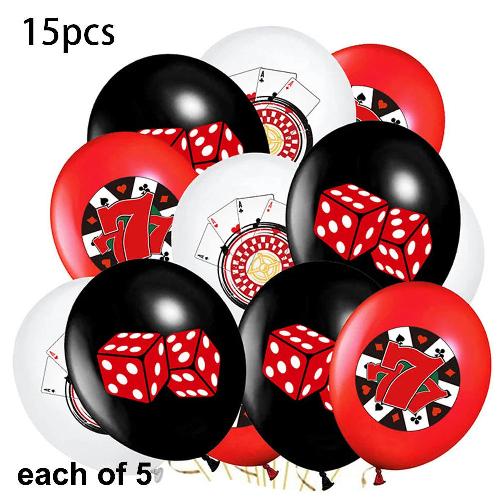 Ovanda Casino Deko String - Rote Poker Dekoration Für Las Vegas Partys