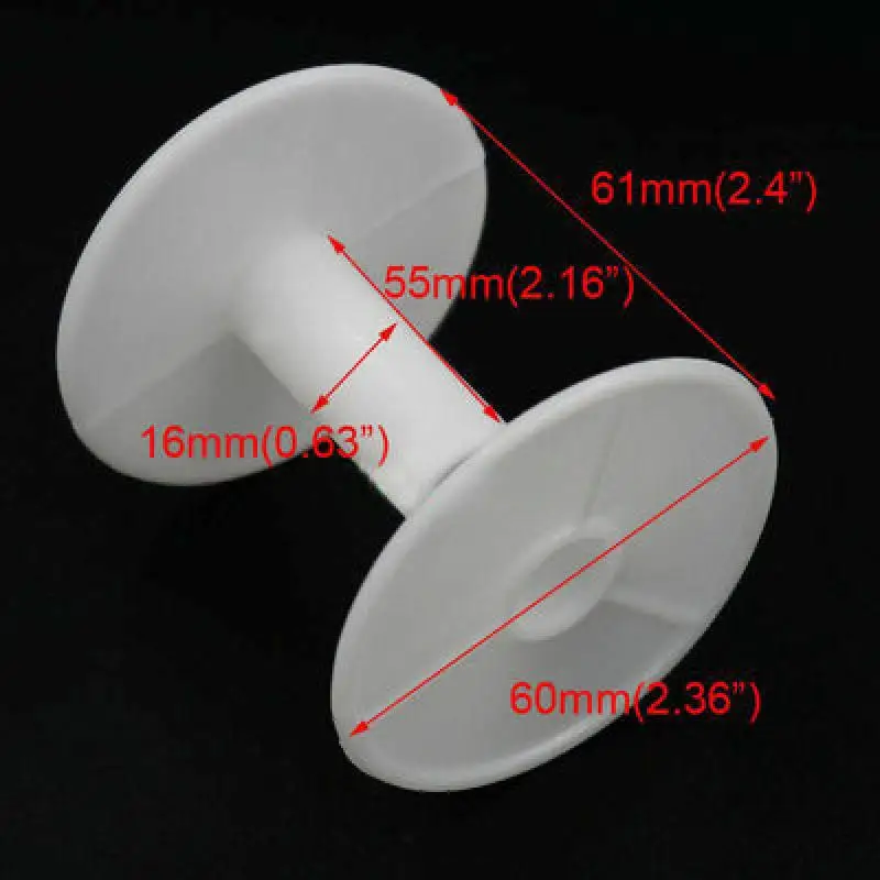 1 5 10pcs White Plastic Empty Spools for Wire Thread Bobbins Jewelry Tools for Home Handwork Accessories plastic wire spools