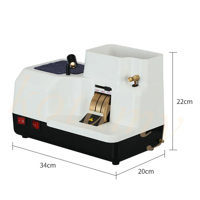 Hand Edger Eyeglasses Grinding Machine With Three Wheels Lens Grinder Eyeglasses Lens Hand Mill 3