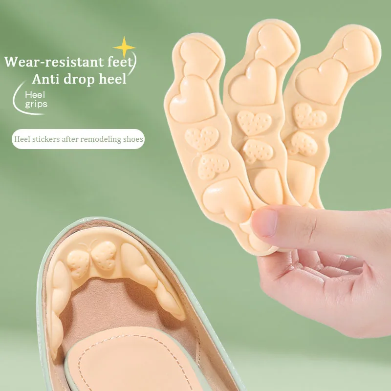 Heel Protector High Heels Heel Stickers Sandals for Men Women Anti Slip Cushions Non-Slip Shoe Backs Inserts Pads Foot Care heel protector heel protector pads