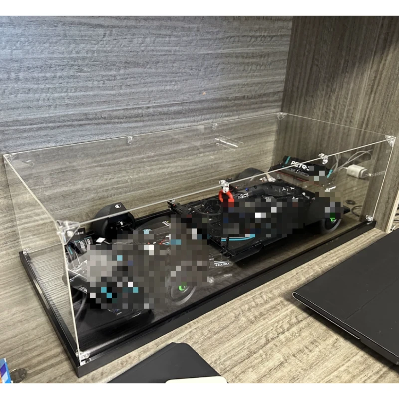 아크릴 디스플레이 박스 65/70x30x20 레고 테크닉 페라리 42141 42206/07 42171 메르세데스 F1 자동차 모델 방진 보관 케이스