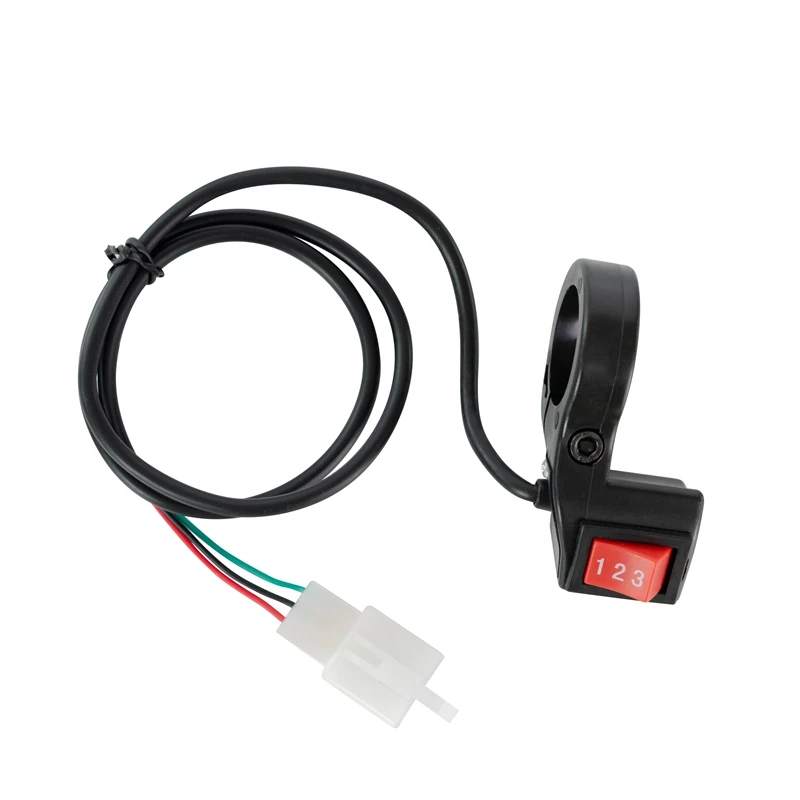 3 Gears Electric Bicycle Switch Button Three Speed Rocker Switch E bike