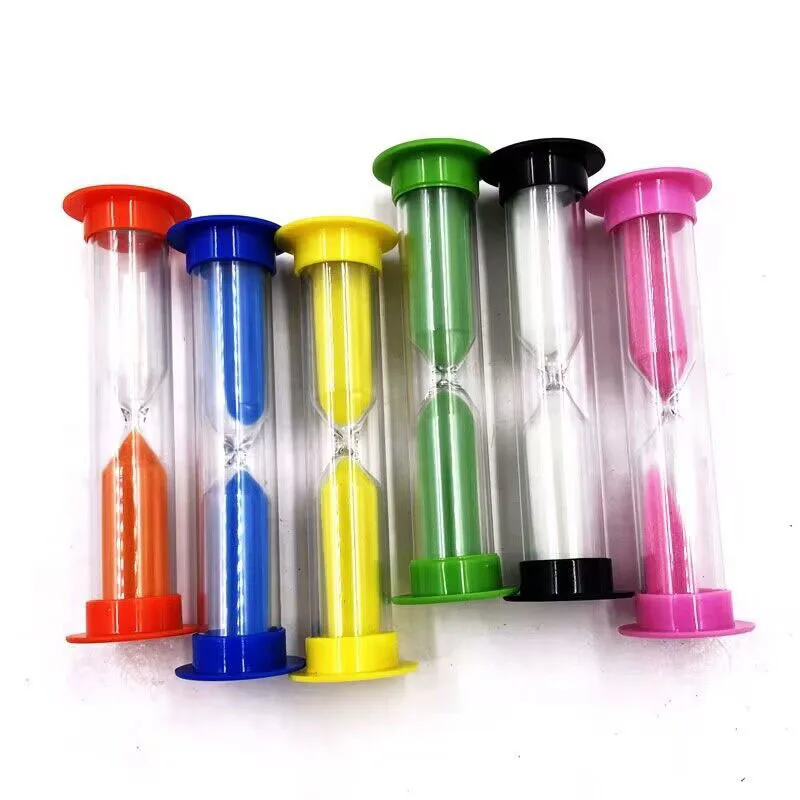 6PCS Sand Hourglass Teeth 2 Minutes Stitch Hourglass Child Tooth Brushing sand timer