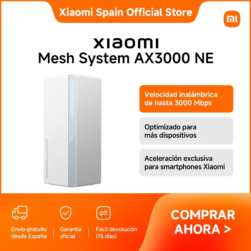 Xiaomi Mesh System AX3000 NE(1 pack) EU Xiaomi Mesh System AX3000 NE(1 pack) EU