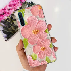 Fashion Marble Cartoon Slim Silicone Clear Soft Cover Case for OPPO Reno 3 (Case-c71)
