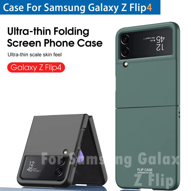Materiale Pc Duro Phonecase Per Samsung Galaxy Z Flip4 ,Samsung Galaxy Z Flip3 Plain Slim Cover