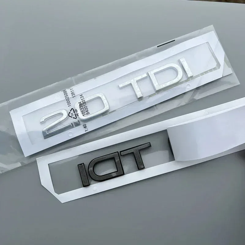 Premium 3D Chrome Letters Logo Badge Emblem Decals - Car Styling Accessories