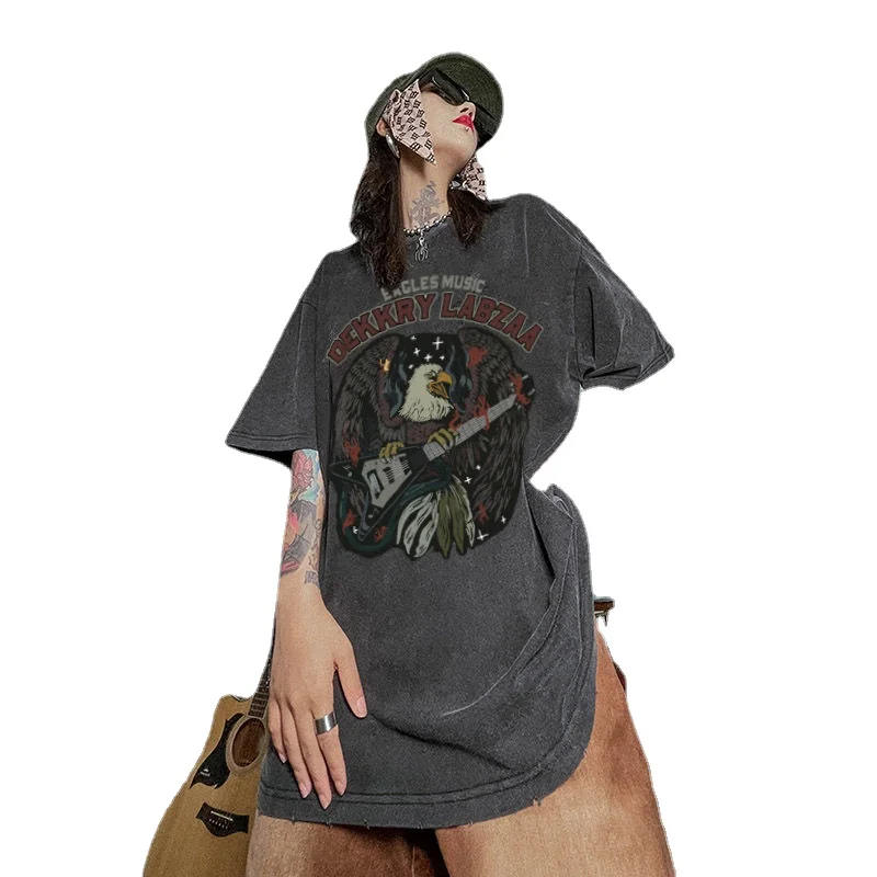 

Y2k Aesthetic Pattern Vintage Short Sleeve T-Shirt C Womens 2023 Streetwear Summer Womans Tshirts Cotton Tees Female Tops