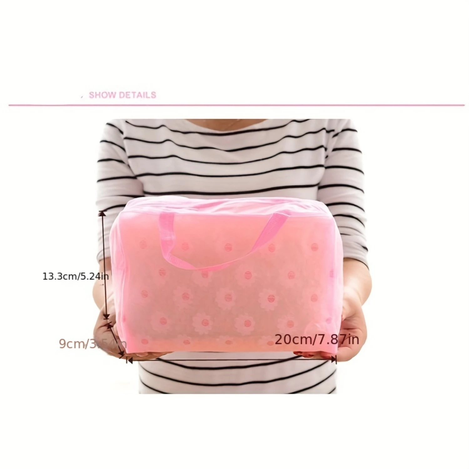 Waterproof Cosmetic & Toiletry Bag - Spacious, Safe, and Durable Travel Organizer Pouch, Formaldehyde-Free 4