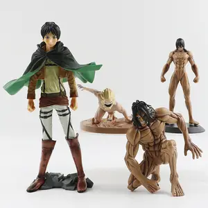 13cm 6PCS/Set Attack on Titan Shingeki No Kyojin The Armored Figurine Eren  Jaeger PVC Reiner Braun Action Figures Gifts Toy Anime Figure - China  Attack on Titan and Shingeki No Kyojin price