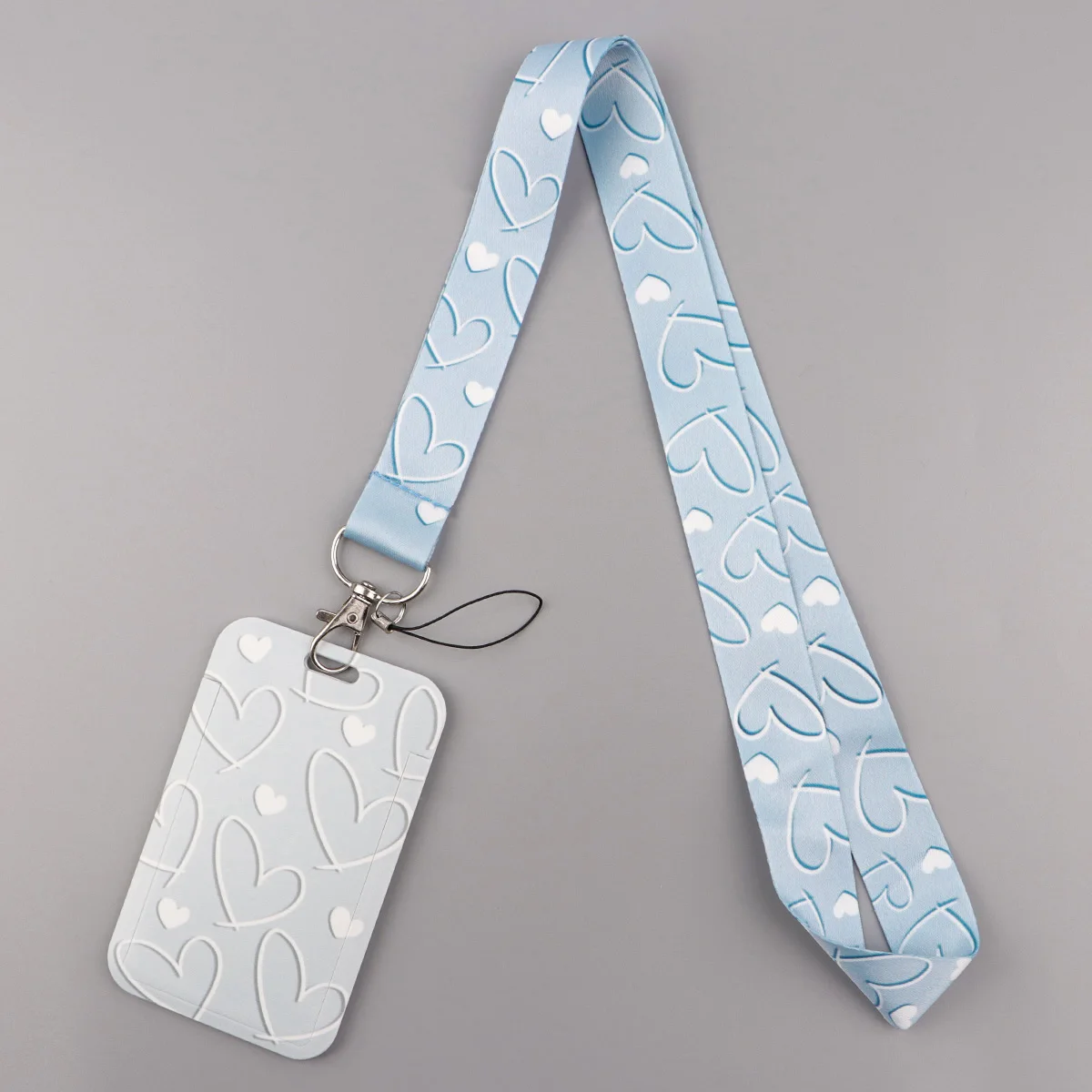 Heart Credential Holder Minimalist Style Lanyards for Key Neck Strap For Card Badge Gym Keychain Keyring Accessories Gifts