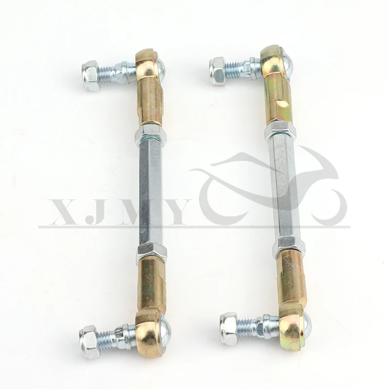 1 Pair 90-155mm Steering Tie Rod Kit Ball Joint M8 Ball Joint Bolt Tie Rod For ATV Kart Dirt Bike 4 Wheel Electric Bike