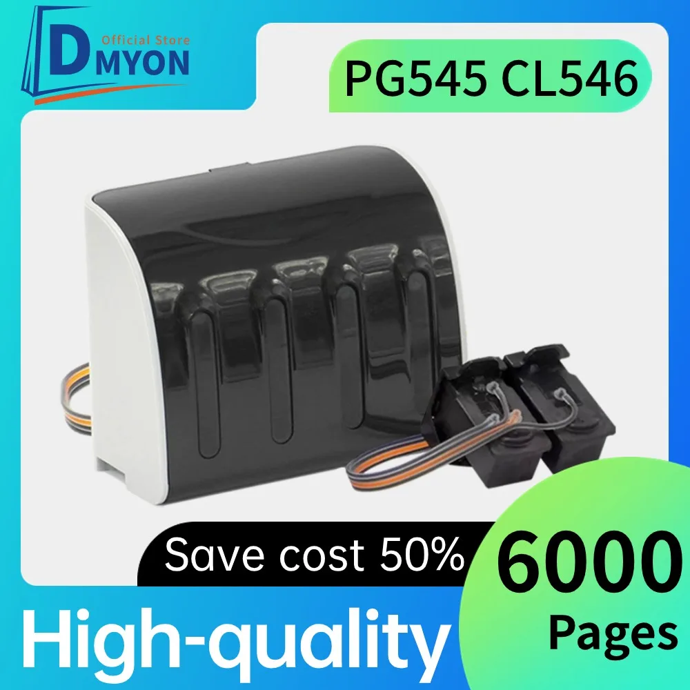 Kit Serbatoio Inchiostro Ciss Compatibile Per Cartuccia D'Inchiostro Sistema Continuo Pg545 Cl546 Mx490 Mx494 Mx495 Per Canon Pixma Ts3150 Ip2800 2850