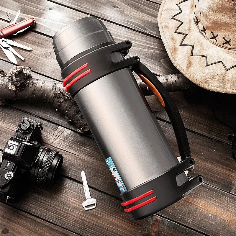 

Efficient Insulation Thermos Travel Hiking Office Stainless Steel Thermo Cup Leakproof Portable High Capacity Coffee Vacuum cup
