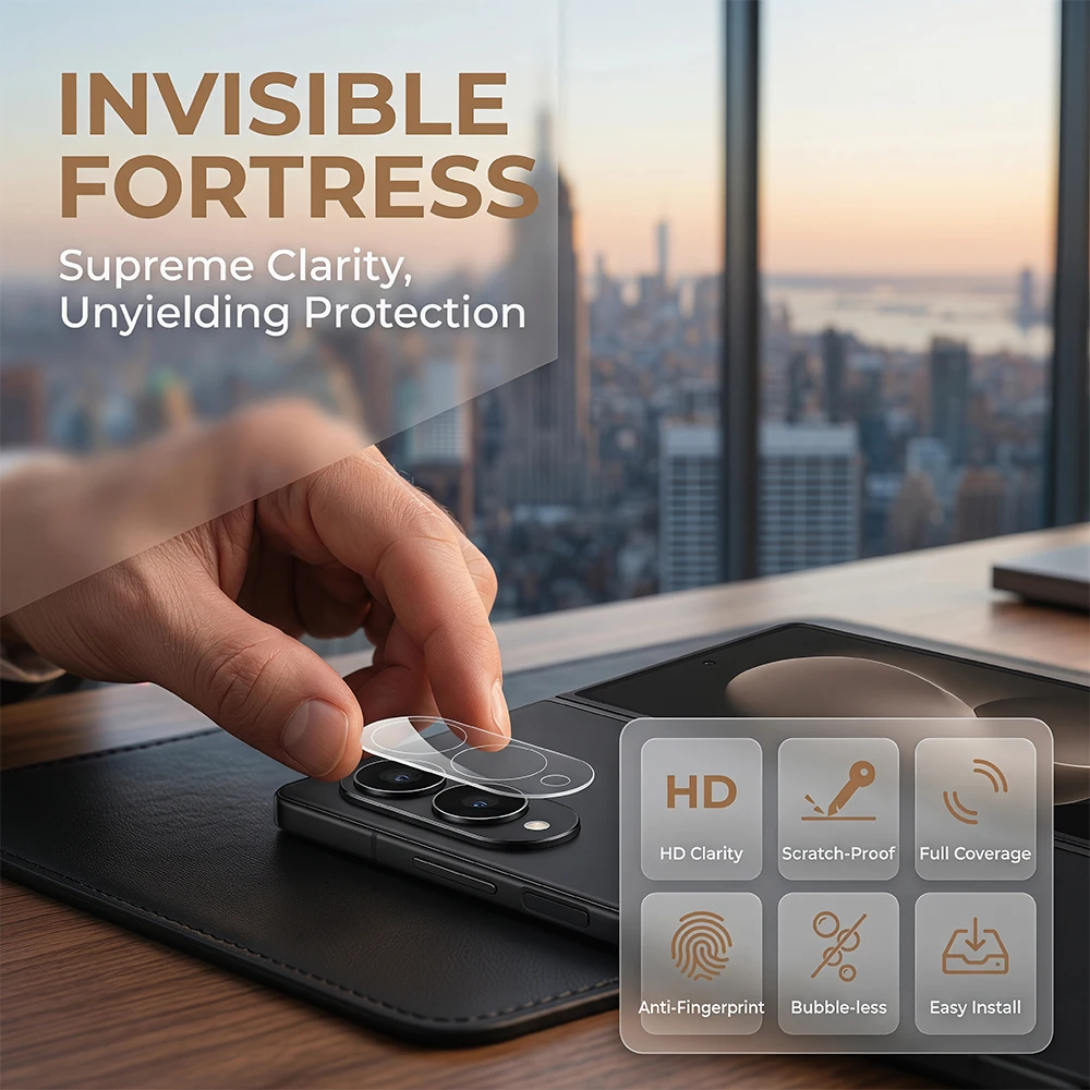 Premium 9H Tempered Glass Back Camera Lens Protector Film - Anti-Scratch & Anti-Fingerprint