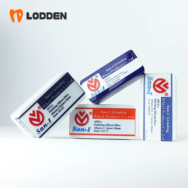 100pcs Dental Resin Base Polish Wheels Burs Silicone - Foto 3