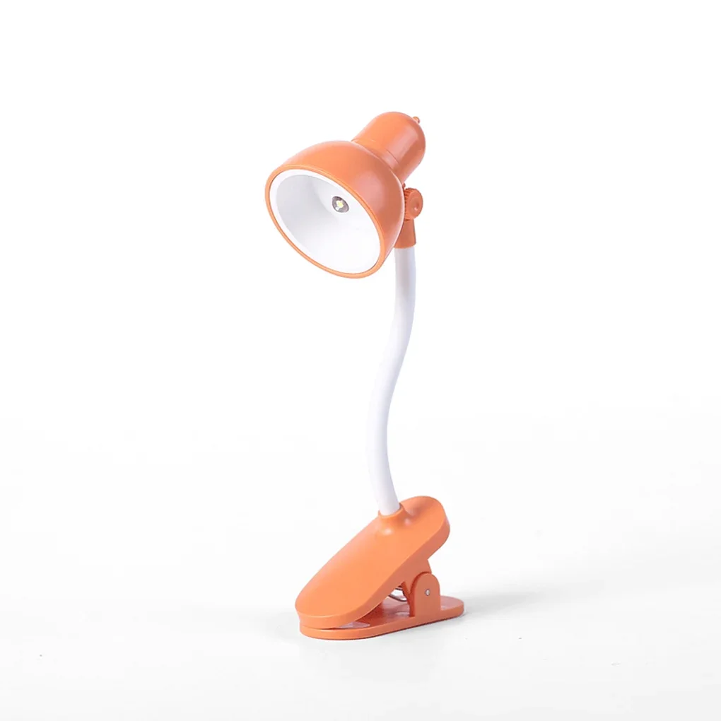 Rotatable Mini Reading Lamp with Clamp - Eye Protection Desk Light for Books